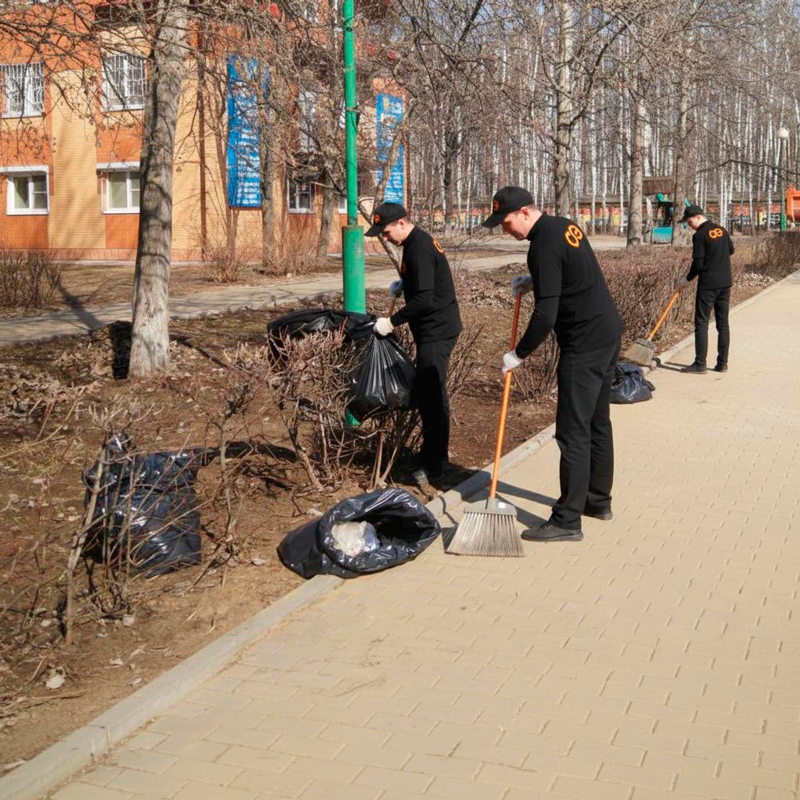 Уборка территории  в Красногорске